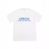 Mens T-shirts 20FW Nuova York Tee Italian New York Alphabet Slogan Short Sleeve T-Shirt