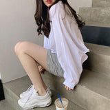 Women Long Sleeve Shirt Spring and Autumn Loose Top Women's Casual T-shirt