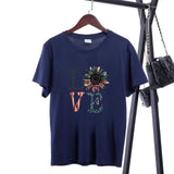 Women Independence Day T Shirt Printed Short Sleeve T-shirt