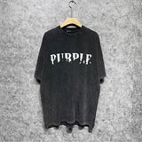 Purple Brand T Shirt Short Sleeve T-shirt Blouse
