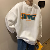 Men Hoodie Spring and Autumn round Neck Sweater Ruan Handsome Casual Jacket Men's Loose All-Matching