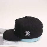 HS Hat Fashion Embroidery Flat brim Baseball Cap Casual Versatile Men's and Women's Same