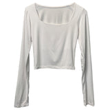 Women Long Sleeve Shirt Women's Spring and Autumn Elegant Bottoming Shirt