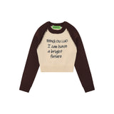 Women Sweater Short Sweater Women's round Neck Long Sleeve