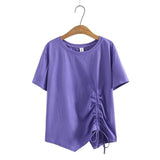 Women T-shirt T-shirt plus Size Women's Summer Short Sleeve
