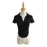 Women T-Shirt Spring Short Sleeve Slim T-shirt Top