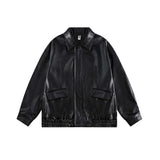 Unisex Jacket Autumn Trendy Leather Coat Women's Clothing