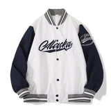 Varsity Jacket Vintage Spring, Autumn and Winter Bomber Jacket Couple Coat