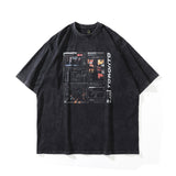 Men T Shirt Portrait Printing Short-Sleeved T-shirt Men's Summer