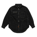 Men Denim Jacket Vintage Washed Long Sleeve Denim Jacket Men Loose Letter Embroidery