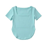 Women T-Shirt T-shirt Female Summer Slimming Short Top