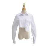 Women T-Shirt Shirt Fall Women's Clothing Short Loose Shirt Ins