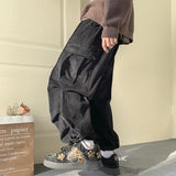 Men Sweatpants Vintage Ankle Banded Working Pants Autumn and Winter Loose Casual Trousers