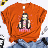 Kamado Nezuko Graphic T Shirt Women's Fashion Anime