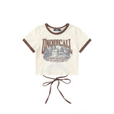Women T-shirt Printed Short T-shirt Women's Summer Casual Multicolor Top