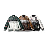 Unisex Jacket Autumn Embroidery Baseball Uniform Jacket