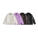 Unisex Jacket Autumn Trendy Leather Coat Women's Clothing