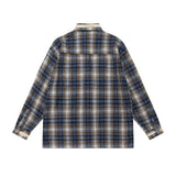 Men Long Sleeve T Shirt Men's Spring and Autumn Loose Lapels Shirt Coat