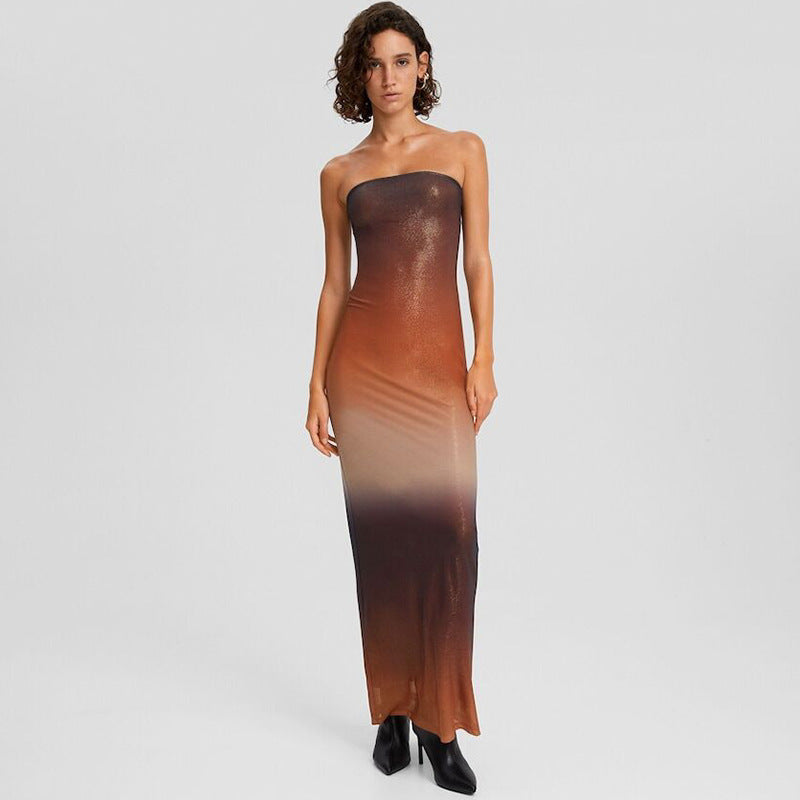 Women Dresses Fall Women's Clothing Slim Long Dress