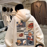 Men Hoodie Hooded Sweater Men's Autumn Fashion Brand High Street Coat
