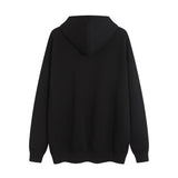 Men Hoodie Four-Corner Star Decorative Stand Collar Hooded Sweater Hip Hop Loose Autumn