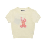 Women Sweater Short-Sleeved Sweater Women's Summer Casual round Neck Pullover