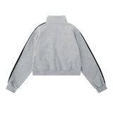 Women Hoodie Short Sweater for Women Loose Sports Jacket