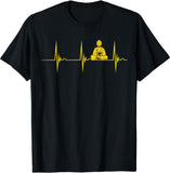 New Buddha Statue Buddhist Heartbeat EKG Pulse Zen Yoga