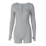 Women Jumpsuit Spring Fashion Slim Finger Stall Jumpsuit