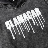 Men Hoodie Washed Old Hooded Sweater Men's Autumn and Winter Letter Printing
