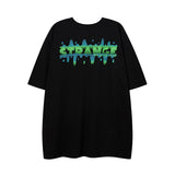 Men T Shirt Printed Short-Sleeved T-shirt Men and Women Casual Couple