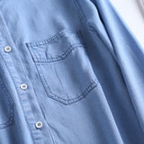 Women T-Shirt Spring and Autumn Loose Long Sleeve Casual Shirt Coat