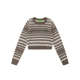 Women Sweater Spring and Autumn American Casual round Neck Long Sleeve