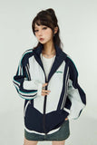 Unisex Jacket Autumn College Style Stand Collar Shell Jacket Women's Clothing