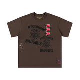 Travis Scott T-Shirt TRAVIS SCOTT Short Sleeve Summer KAWS Hip Hop T-Shirt