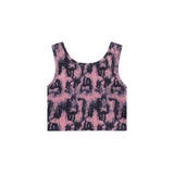Women Vest Printed Short Vest Summer Casual Spaghetti Straps Sleeveless