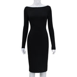 Women Jumpsuit Women's Long Sleeve Dress Midi Dress