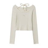 Women Long Sleeve T-Shirt Long Sleeve T-shirt Girls' Spring and Autumn Bottoming Top
