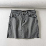 Women Skirt Summer Sheath Denim Skirt Skirt