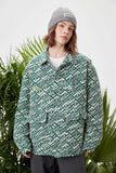 Unisex Jacket Autumn Yarn-Dyed Jacquard Coat Women's Clothing