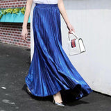 Women Skirt Pleated Skirt Long Skirt Slim Fit Beach Skirt