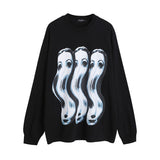 Men Long Sleeve Shirt Autumn and Winter Printing Long Sleeve Bottoming T-shirt for Men and Women