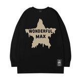 Men Long Sleeve Shirt Autumn and Winter round Neck Long Sleeve T-shirt Men and Women Loose All-Match