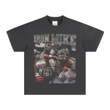 Mike Tyson T Shirt Boxer Retro Short Sleeve