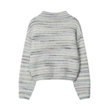 Women Sweater Short Sweater Girls' Autumn Casual Long-Sleeved Sweater