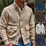 Men Jack Solid Color Casual Jacket Jacket Men