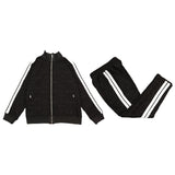 Palm Angle Hoodie & Sweatpant 2 Piece Set Palm Angels Color Matching Sports Men and Women Loose Casual