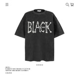 American vintage street T-shirt men's loose cotton