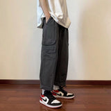 Men Sweatpants Men's Summer Straight Retro Street Skateboarding Pants