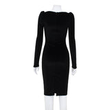 Women Desses Women's Long Sleeve Dress